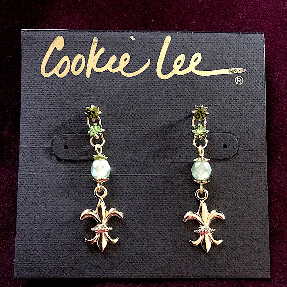Cookie Lee Genuine Crystal Earrings